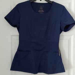 Jaanuu scrub top. Navy blue